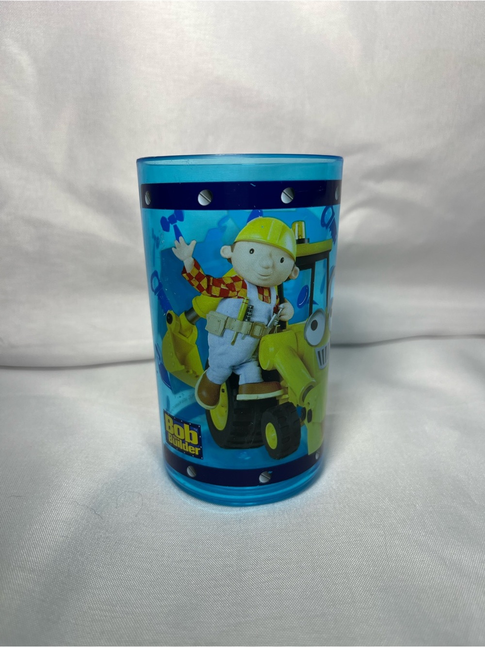 Bob the Builder Toddler Blue Cup Zak Designs HIT Entertainment 2001 Vintage